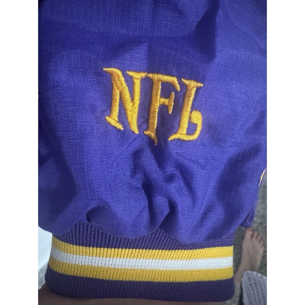 Vintage Minnesota Vikings Jacket Mens XL NFL Football Starter Pullover 90s‎ - Picture 4 of 14